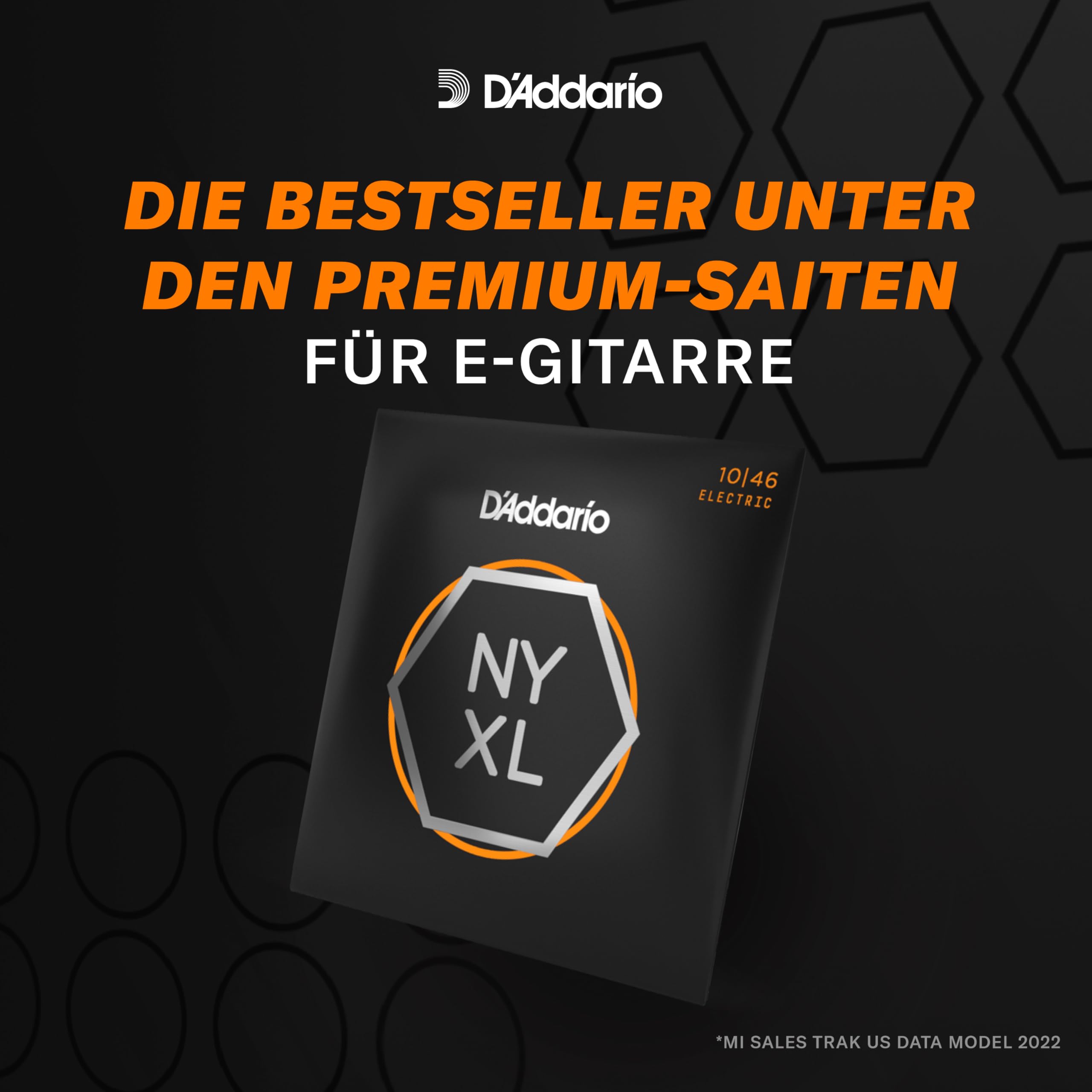 D'Addario E Bass Gitarrensaiten | Saiten E Bass | Bassgitarre Saiten | E Bass Strings | Bass Guitar Strings | NYXL45130 Nickel Wound Bass Gitarre (5-Saite, Regular Light, 45-130, Long Scale)