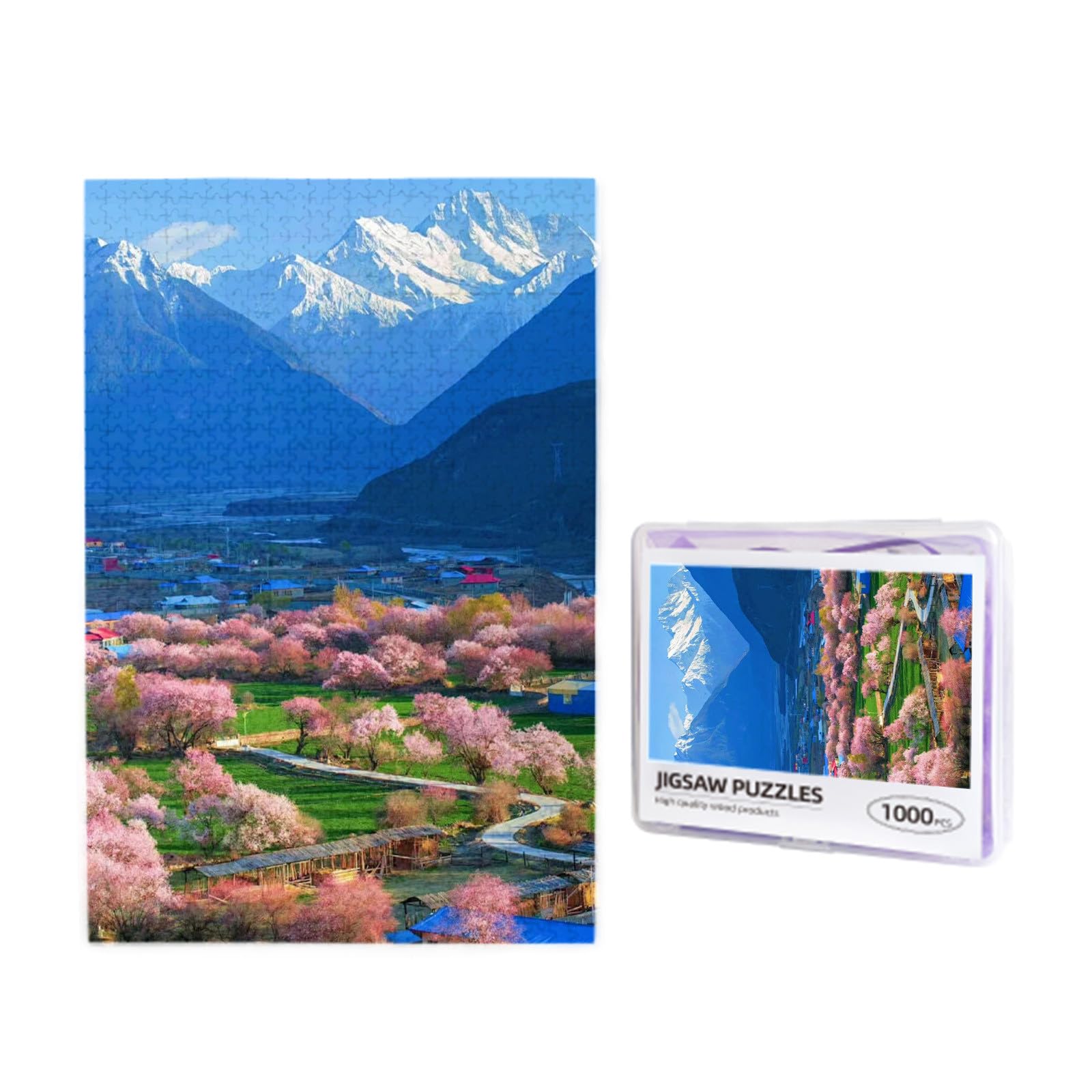 Personalised Jigsaw Puzzle, 300/500/1000 Piece Custom Photo Puzzle, Make Your Own Customised Jigsaw Puzzle With Your Image, for Birthdays, Mother's Day, Valentine's Day & Weddings
