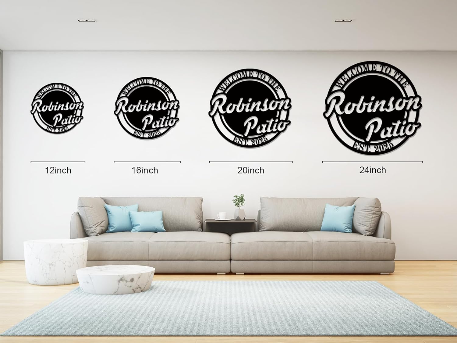 Personalized Patio Signs Outdoor Custom Deck Signs and Decor Outdoor Welcome to Our Backyard Bar And Grill Sign Wall Decor Backyard Metal Sign Personalized Outdoor Signs for Patio Housewarming Gift