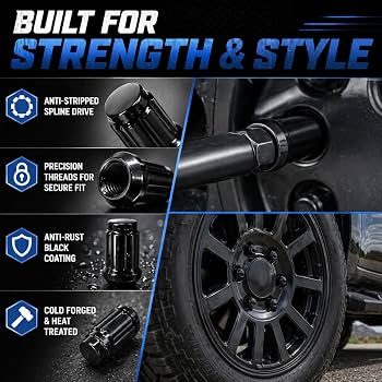 Amazon.com: M12x1.5 Lug Nuts,Wheel Accessories Parts Set of 24