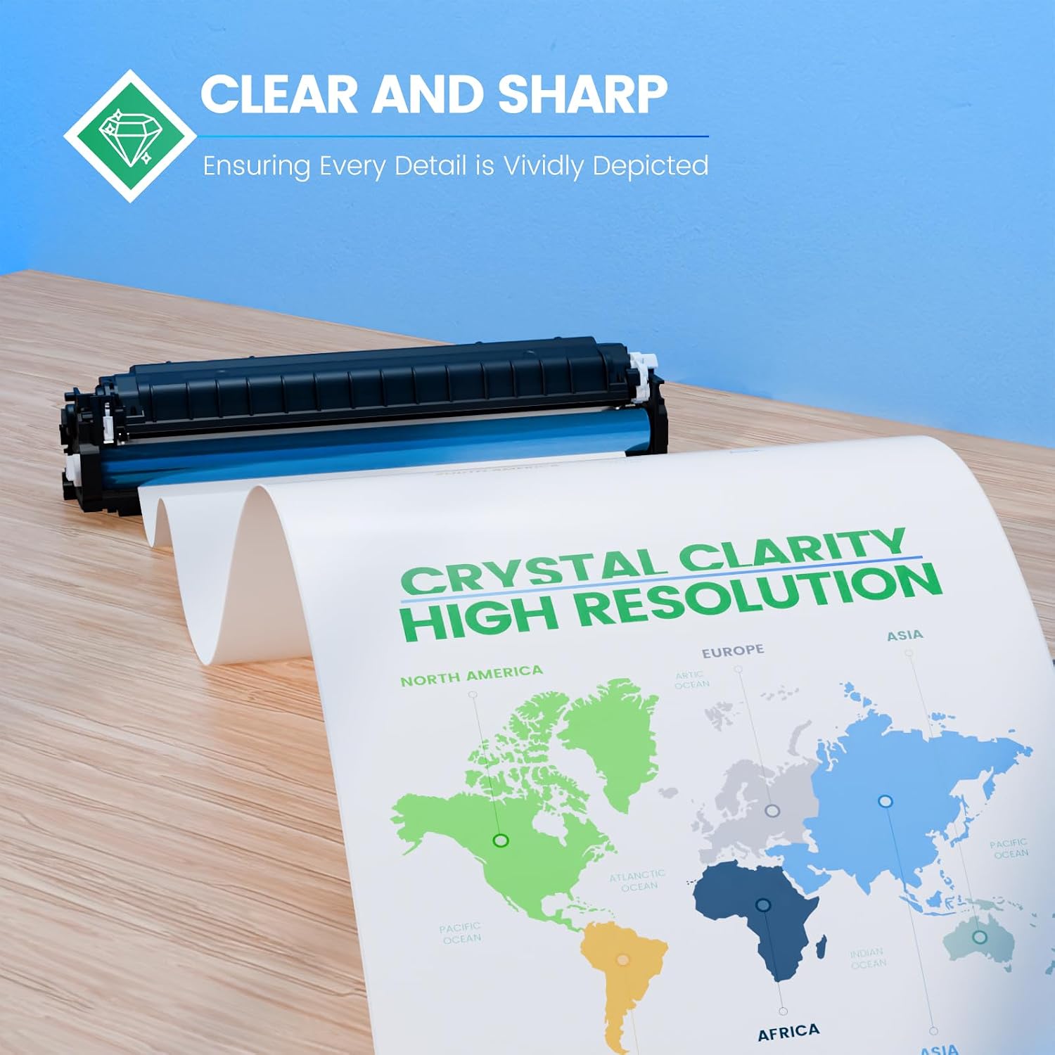 507X 507A Toner Cartridge 4-Pack Compatible for HP 507A 507X CE400X CE400A CE401A CE402A CE403A for HP LaserJet Enterprise 500 Color M551 M551n M551dn M551xh M570dn M570dw M575f Printer