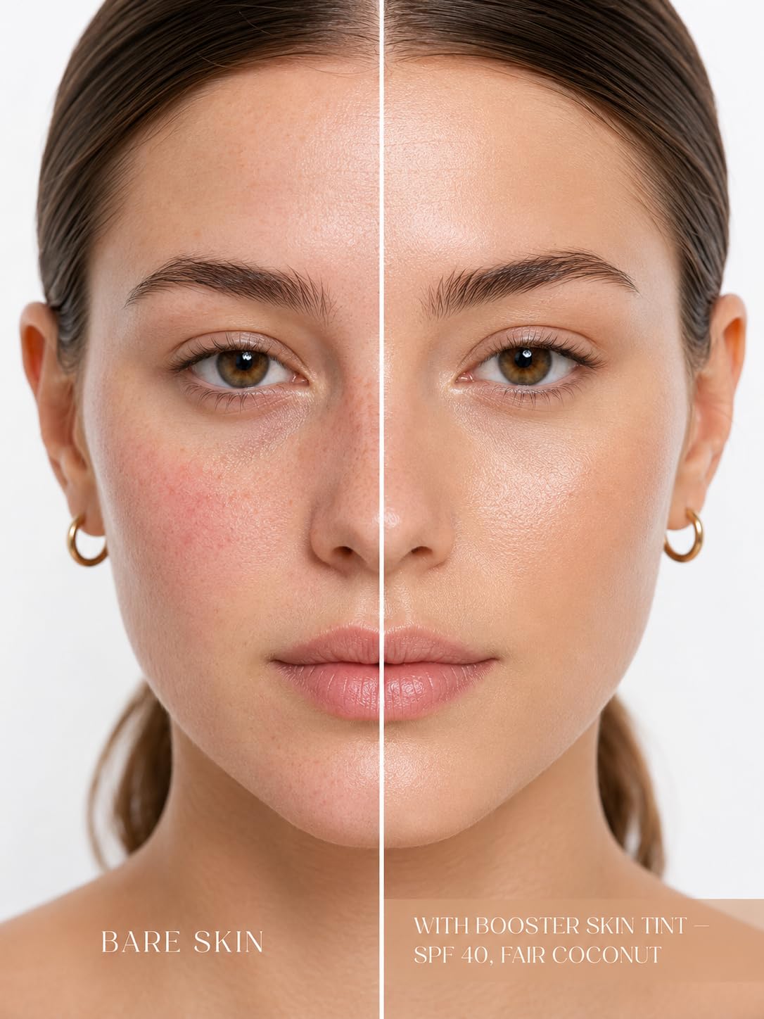 Booster Serum Skin Tint SPF 40 - Fair Coconut | Tinted Moisturizer with Niacinamide, Vitamin C & Hyaluronic Acid