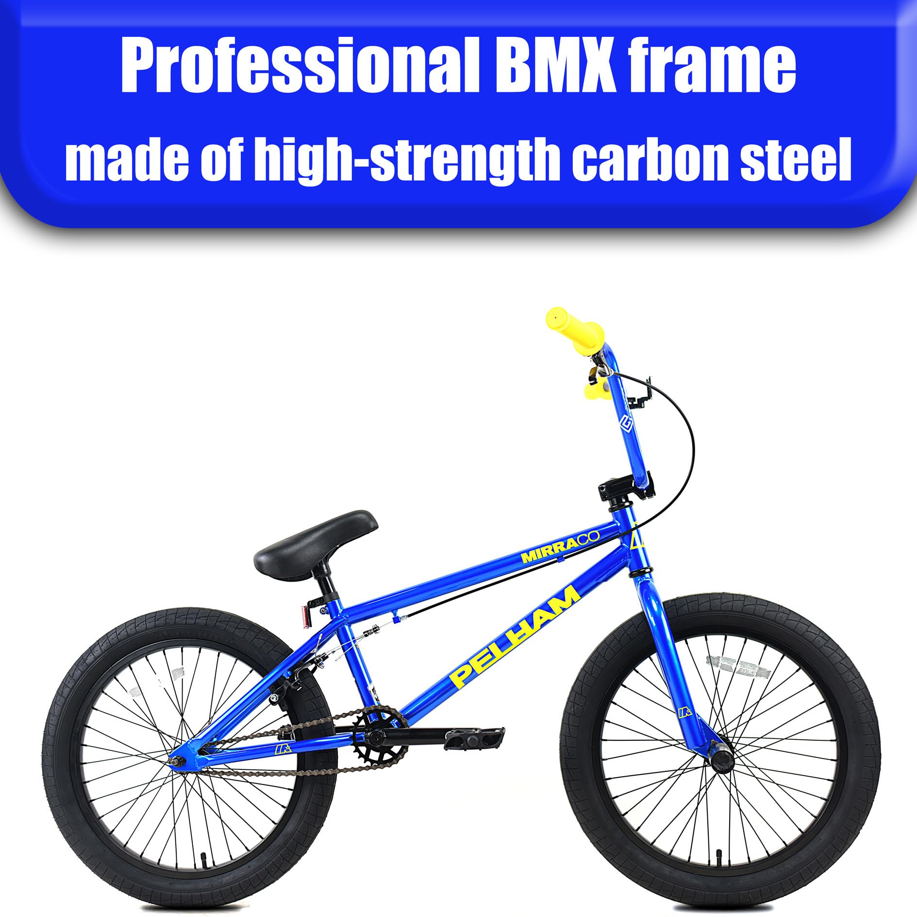 Amazon | 20インチBMXバイクバイクトライアル、スタントアクション自由 