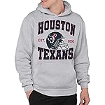 Junk Food Clothing x NFL - Houston Texans - Team Helmet - Unisex Adult Pullover Fleece Hoodie for Men and Women - Size Small