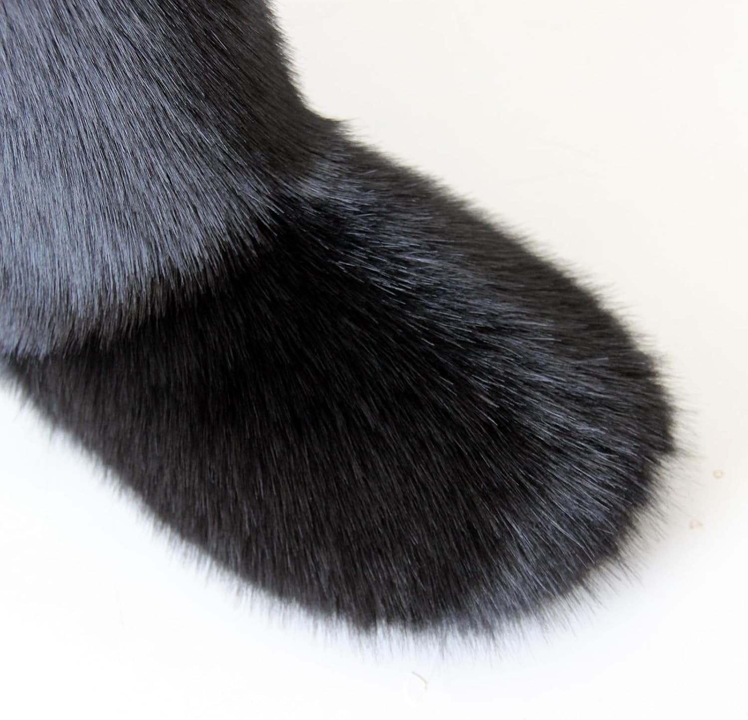 QMFUR Women's Furry Faux Fur Boot Fluffy Knee High Snow Boots Round Toe Suede Winter Comfy Plush Warm Outdoor Indoor Flat Shoes Fashion Boots - Image 4