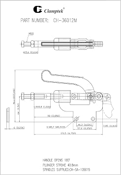 Toggle Clamps Push/Pull Type Toggle Clamp CH-36012