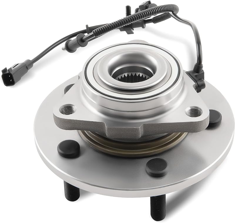 Cubo de roda dianteiro com rolamento maXpeedingrods 515151 para Ram 1500 2012–2018 – 1 unidade