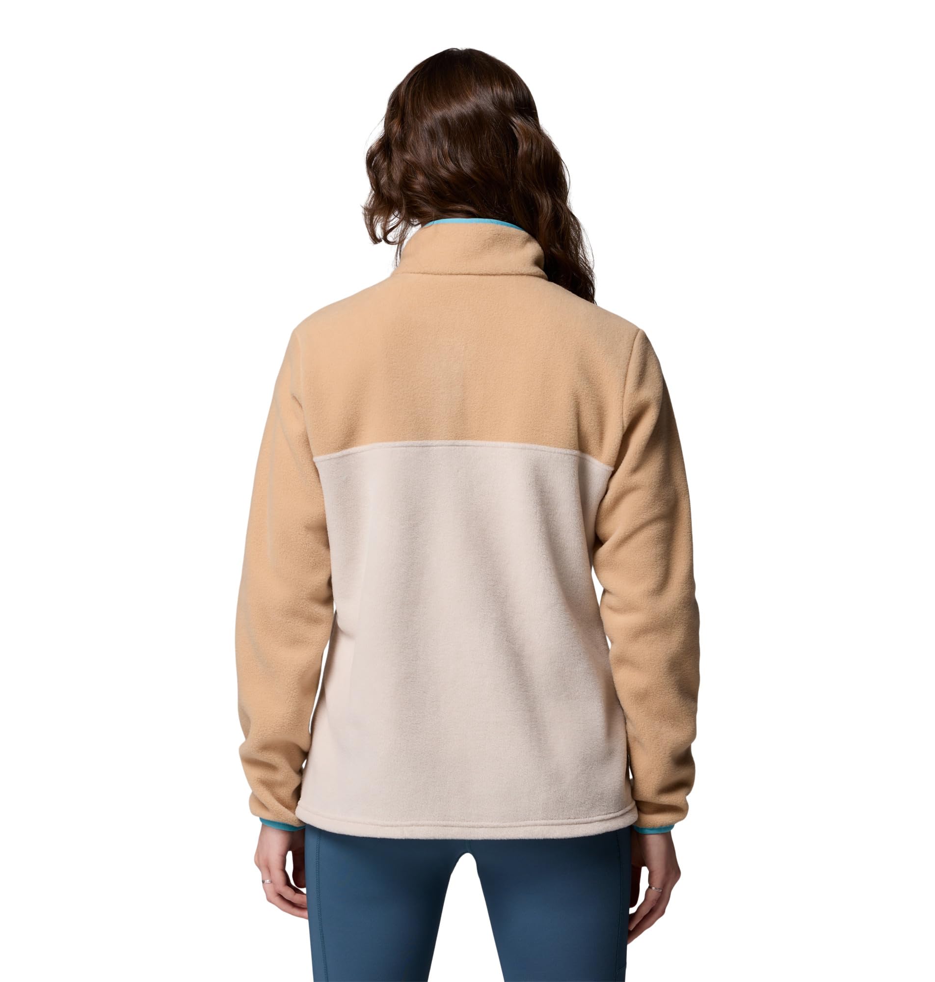 Columbia Damska bluza polarowa Benton Springs Pull Demi Bouton-Pression, Ciemny kamień/kajak/niebieski vintage, 1X
