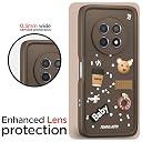 Pikkme Back Cover for Realme Narzo 70x 5G / N65 / Realme 13/12 / 12X 5G / C65 | Cute Fun Cartoon 3D Bear Silicone Full Body Protection Bumper Cover (Brown) gallery image