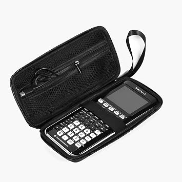 AMSAMOTION CASE for Texas Instruments TI-84 Plus TI-83 Plus CE Color Calculator, Storage Holder for Casio TI-89 fx-9750GIII TI-30XS Travel Hard Case Carrying Protective Cover Storage Bag