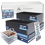 Premium Seamless 20PT - 360PT Thick Top Loaders for Cards | Top Loader Card Holder, Baseball Card Sleeves Hard Plastic, Hard Trading Cards Sleeves, TCG Sports Sleeve Hards, Toploader Clear Plastic.