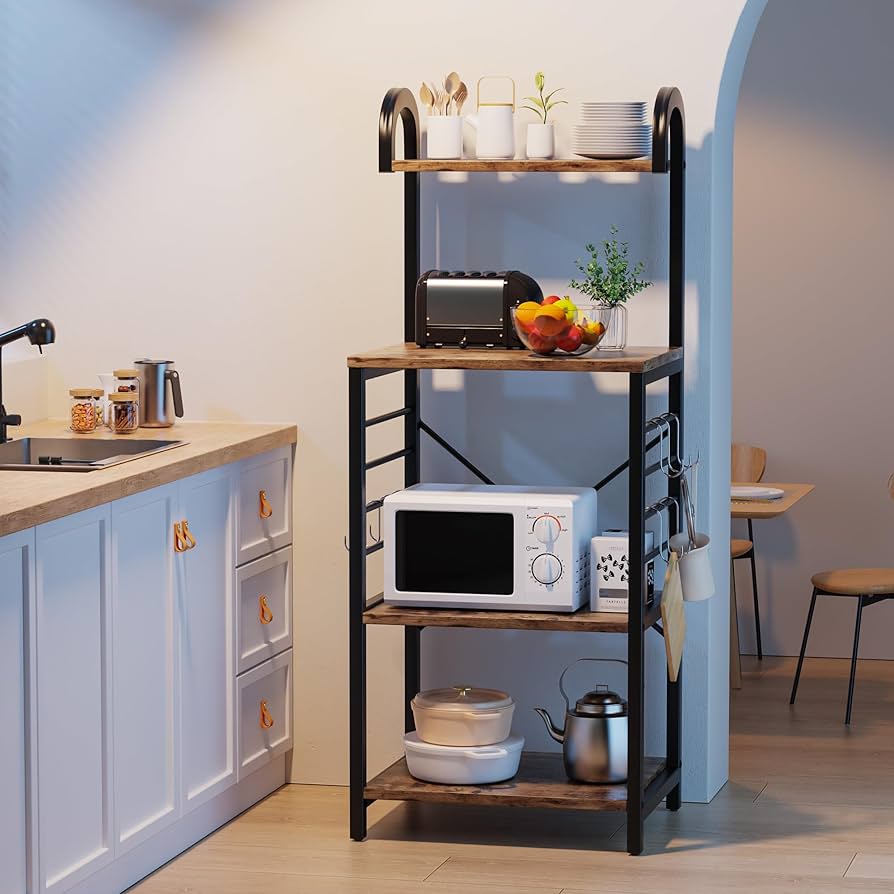 Alebert(アレベルト)レンジ台 高さ142＊幅88＊奥行39cm Alebert - レンジラック レンジ台 大型レンジ対応キッチンラック