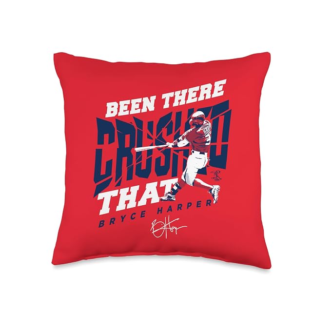 Bryce Harper Crushed That Throw Pillow