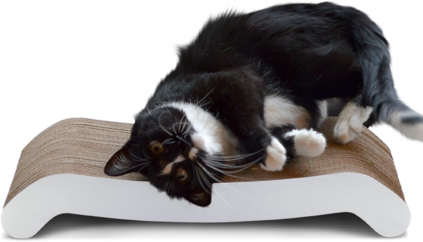 PetFusion Cat Scratcher FLIP PAD (50x26x8.3 CM) 2 designs in one