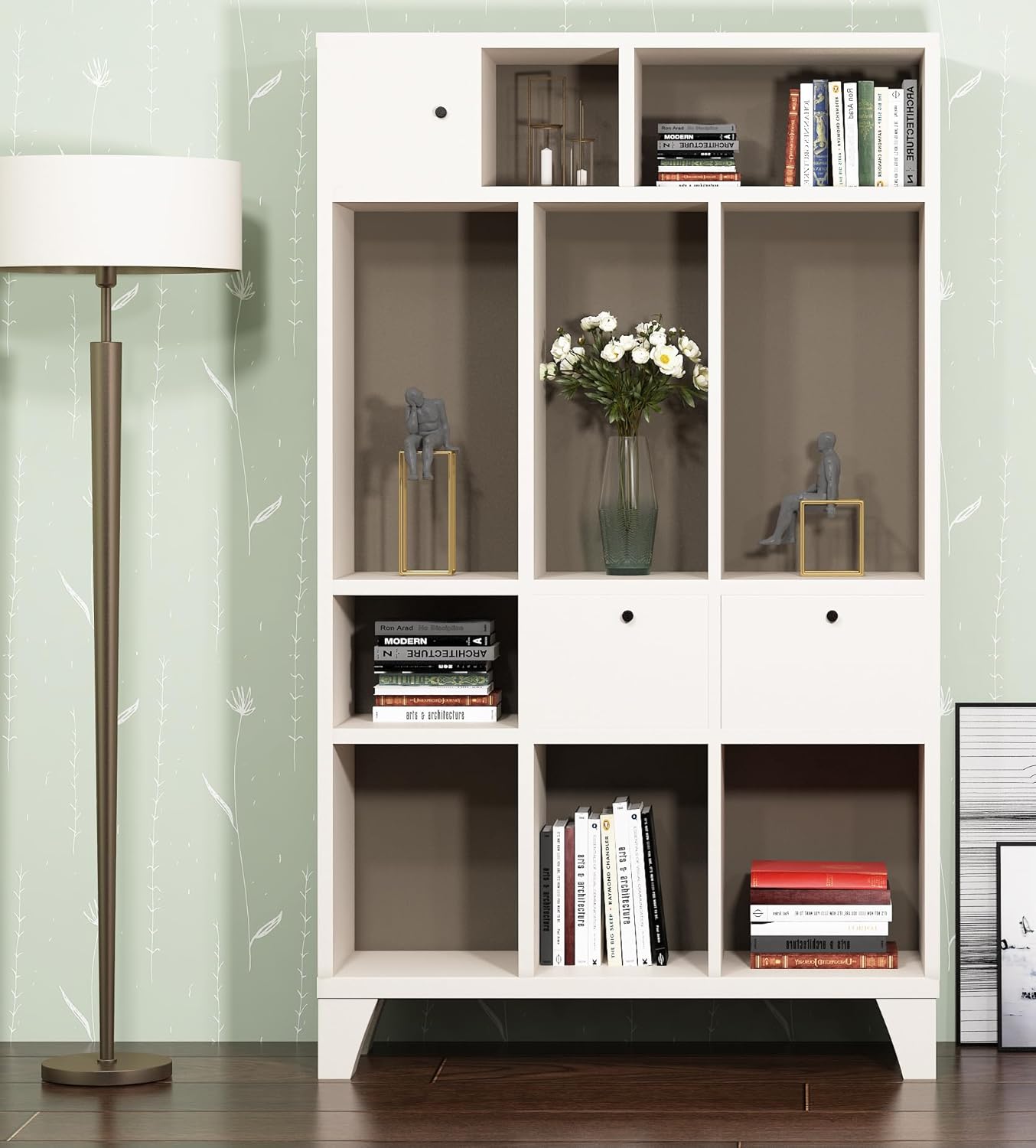 FunStick 24"x200" Tan Brown Peel and Stick Wallpaper for Bedroom Brown Contact Paper for Cabinets Peel and Stick Removable Wall Paper Sticker for Bathroom Walls Drawers Furniture Renters Waterproof