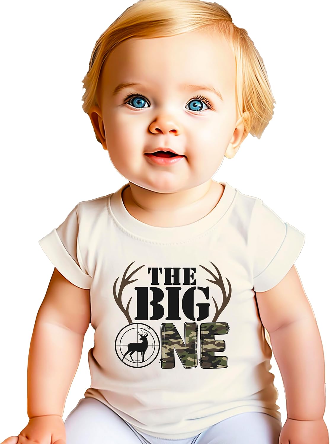 Buck Hunting Matching Family 1st Birthday Shirt for Boys & Girls, Mom, Dad, Bro, Sis -Sold Individually