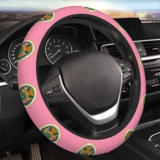 Thickened Print Neoprene Car Steering Wheel Cover, Coa Hungary Town Pécs Car Accessory for Diverse Cars, for Men Women Anti-Slip Elastic Protective Cover 15in Fit Cars, SUVs, Auto