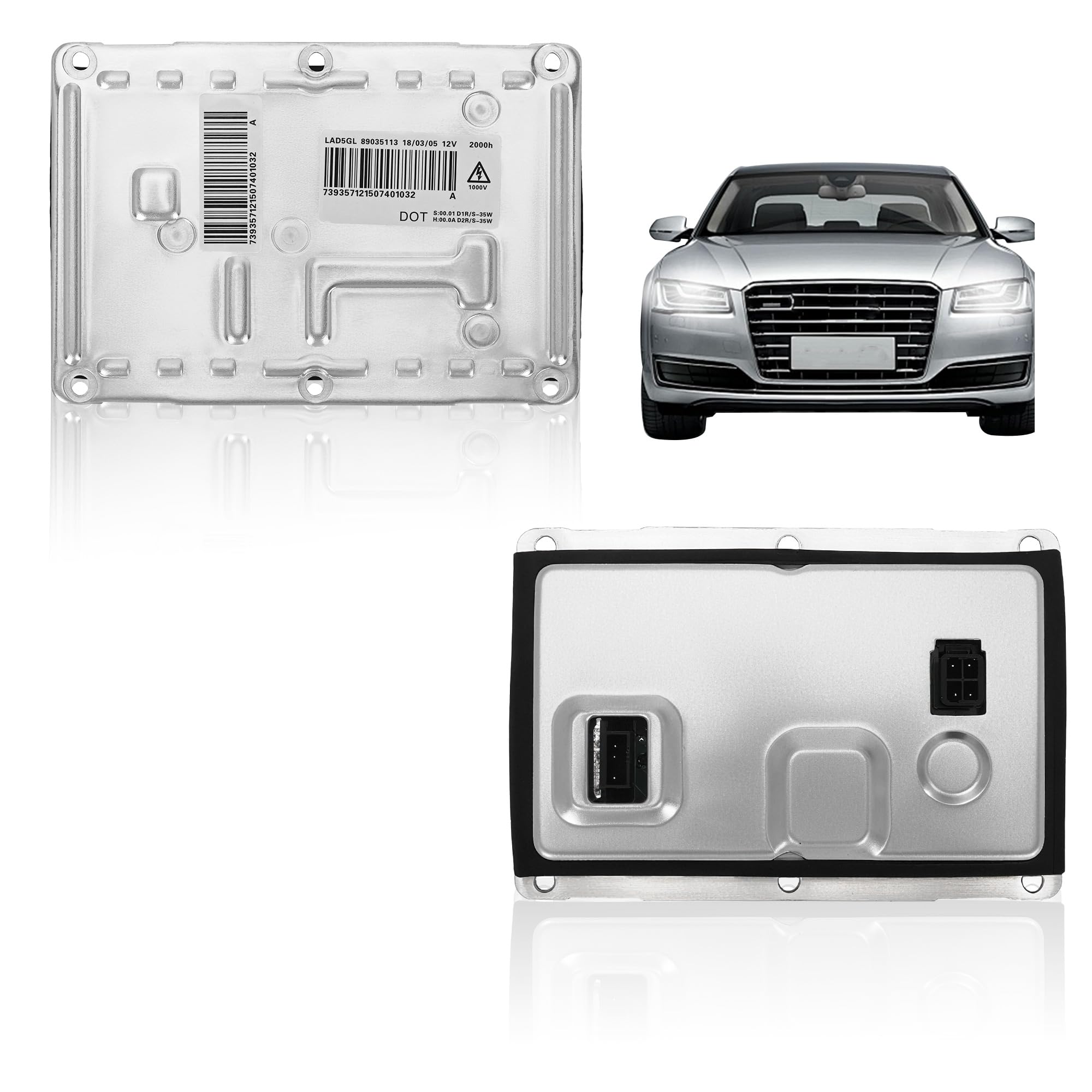 Xenon Scheinwerfer Vorschaltgerät Steuergerät für Audi B6 A4 S4 BMW E81 E87 Cadillac Cts SRX, HID Vorschaltgerät für C4 Seat Opel Passat B6 3D0907391B 8E0907391A