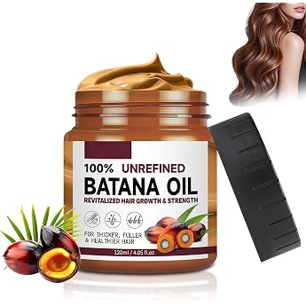 Batana  l f r Haare Bio Haar l f r Haarwachstum und Reparatur Nat rliches Batana Oil gegen Haarausfall repariert besch digtes Haar Glanz & Pflege f r M nner und Frauen 120ml