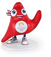 Doudou et Compagnie - Figurine Mascotte Phyrge Oly - Licence Officielle des Jeux Olympiques De Paris 2024 - Grande...