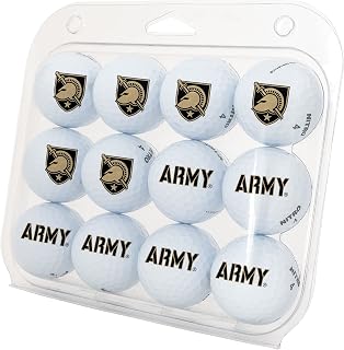 Desert Cactus United States Military Academy Dozen Golf Balls - Full Color 12 Pack, USMA (Army West Point) Black Knights Officially Licensed Gear