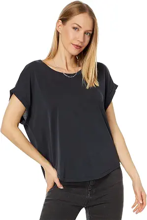 Lucky Brand Women's Short Sleeve Sandwash Dolman Tee