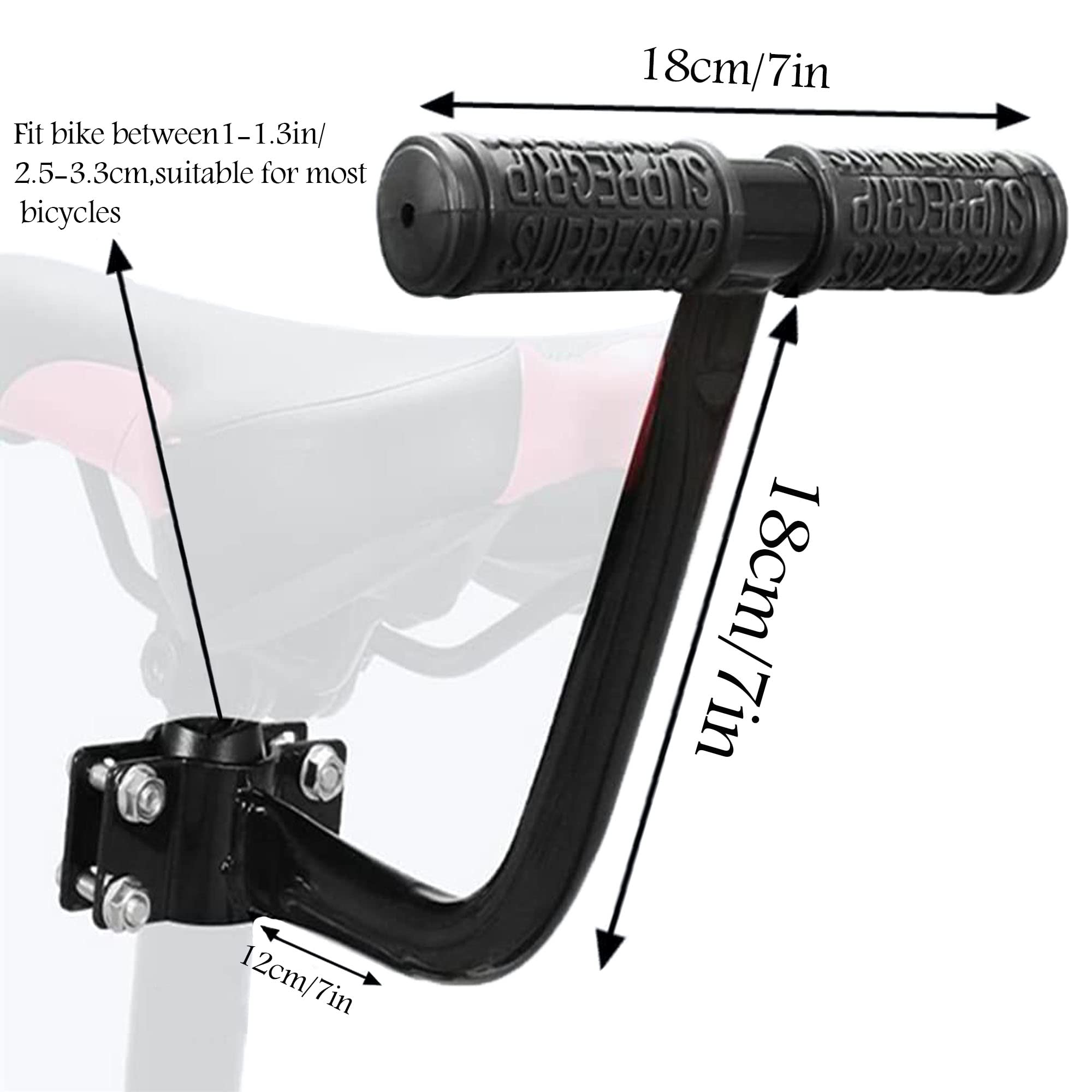 Siege Velo Enfant,Pédale Arrière Repose-Pied,Siège de vélo Universel pour siège d'enfant avec Porte-bébé,Dossier en éponge Douce,Confortable pour Les Enfants Ou Les Adulte