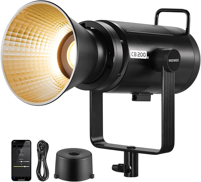 NEEWER CB200B 210W LED Video Light with 2.4G/APP Remote Control, All