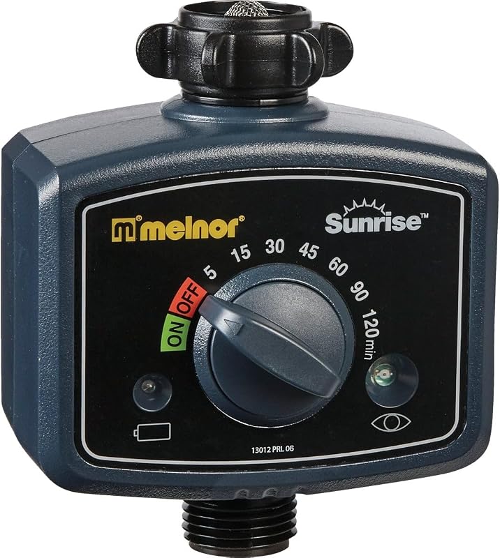 Melnor Sunrise Morning Water Timer - Automatically Water Your Lawn and Garden When Sun Rises