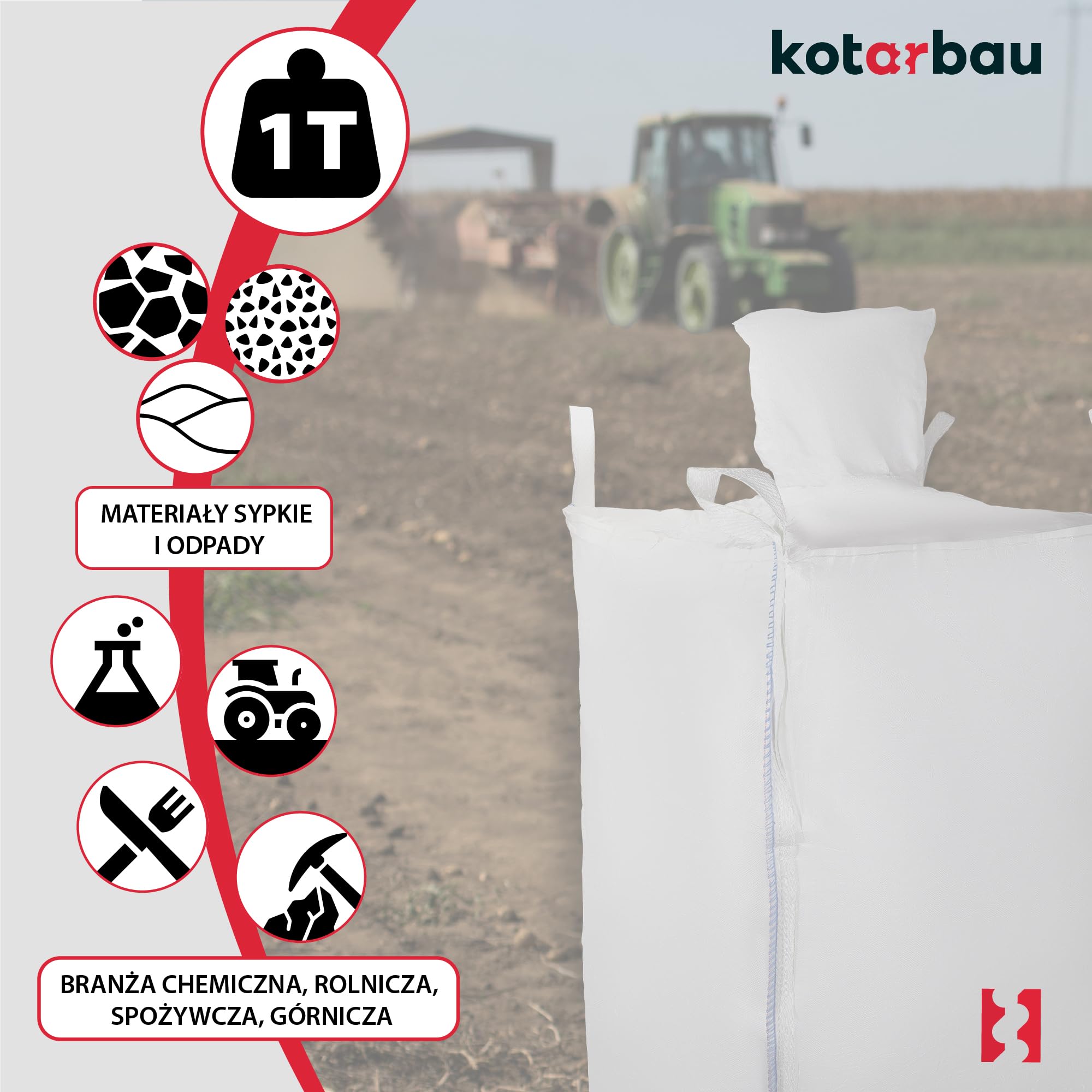 KOTARBAU® 4 sztuki worków Big Bag 90x90x160cm Worek na odpady ogrodowe Stabilny z górnym i dolnym lejkiem 1000kg PP Worki ciężkie na odpady ogrodowe Worek ogrodowy Worki śmieciowe Worki na gruz Worki