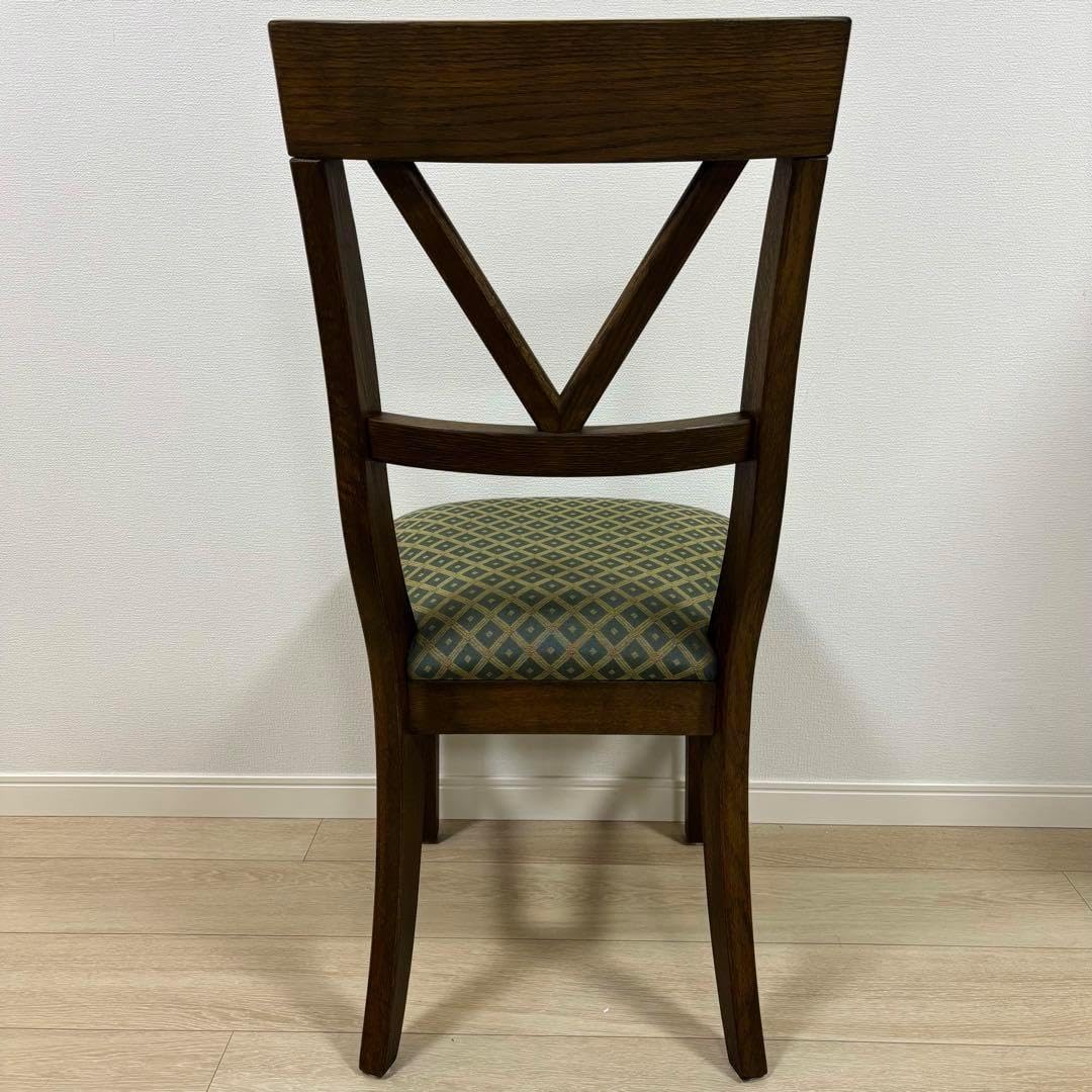 美品 起立木工 オランダ製 オーク無垢 2脚セッ オランダ製 オーク無垢