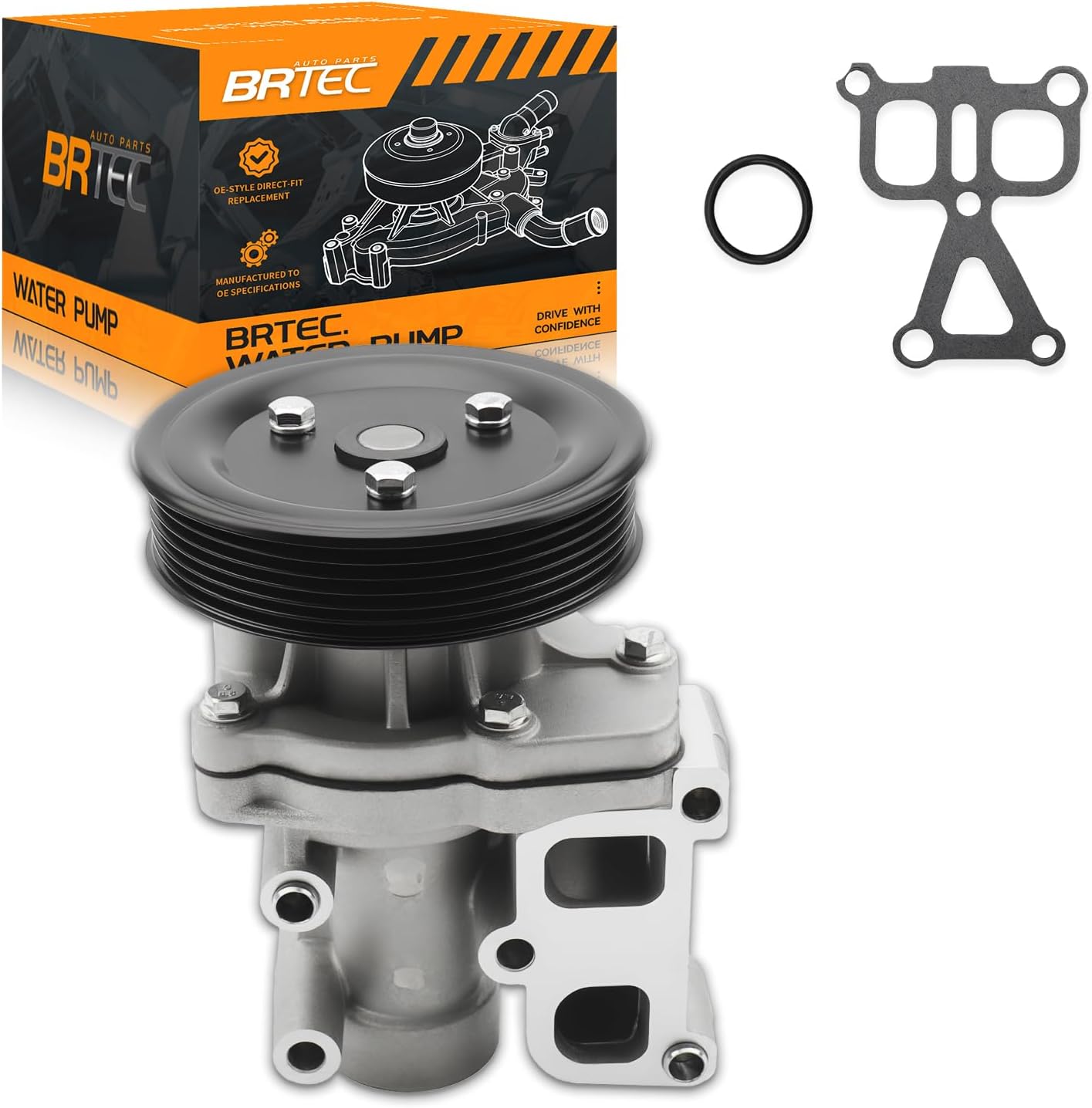 Water Pump Kit with Gasket Compatible with Hyundai Santa Fe Sport 2013-2016/ Sonata 2011-2014/ Tucson 2011-2015, for KIA Optima Sorento 2011-2015/ Rondo 2010-2011, Replace# 146-7410AH 251002G500