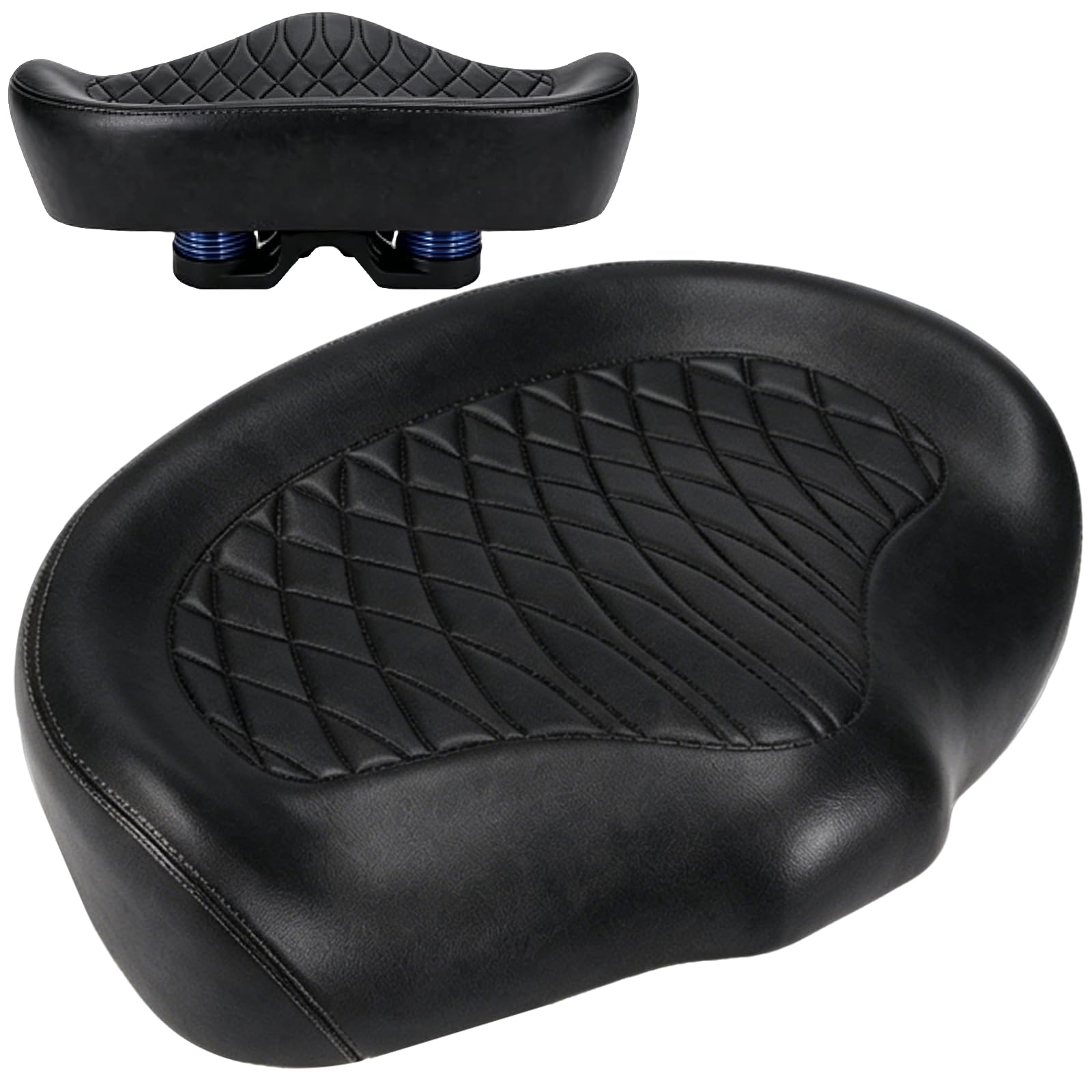 Selle de Velo, Siège de Vélo Confortable pour Hommes et Femmes Selle Ergonomique Sièges Imperméable et Amortissante pour Velos de Ville VTT Vélos D'appartement et Vélos Électriques