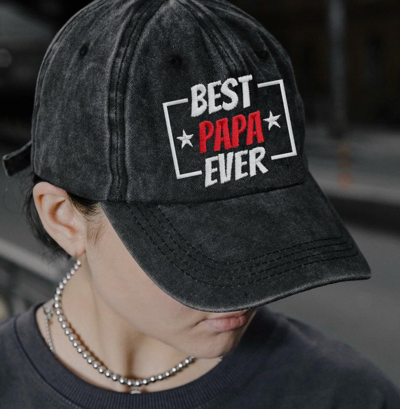 Dad Hats for Men, Best Dad Ever Hat for Fathers Day, Adjustable Embroidered Baseball Cap, Birthday Gifts for Dad Husband Papa - Image 7