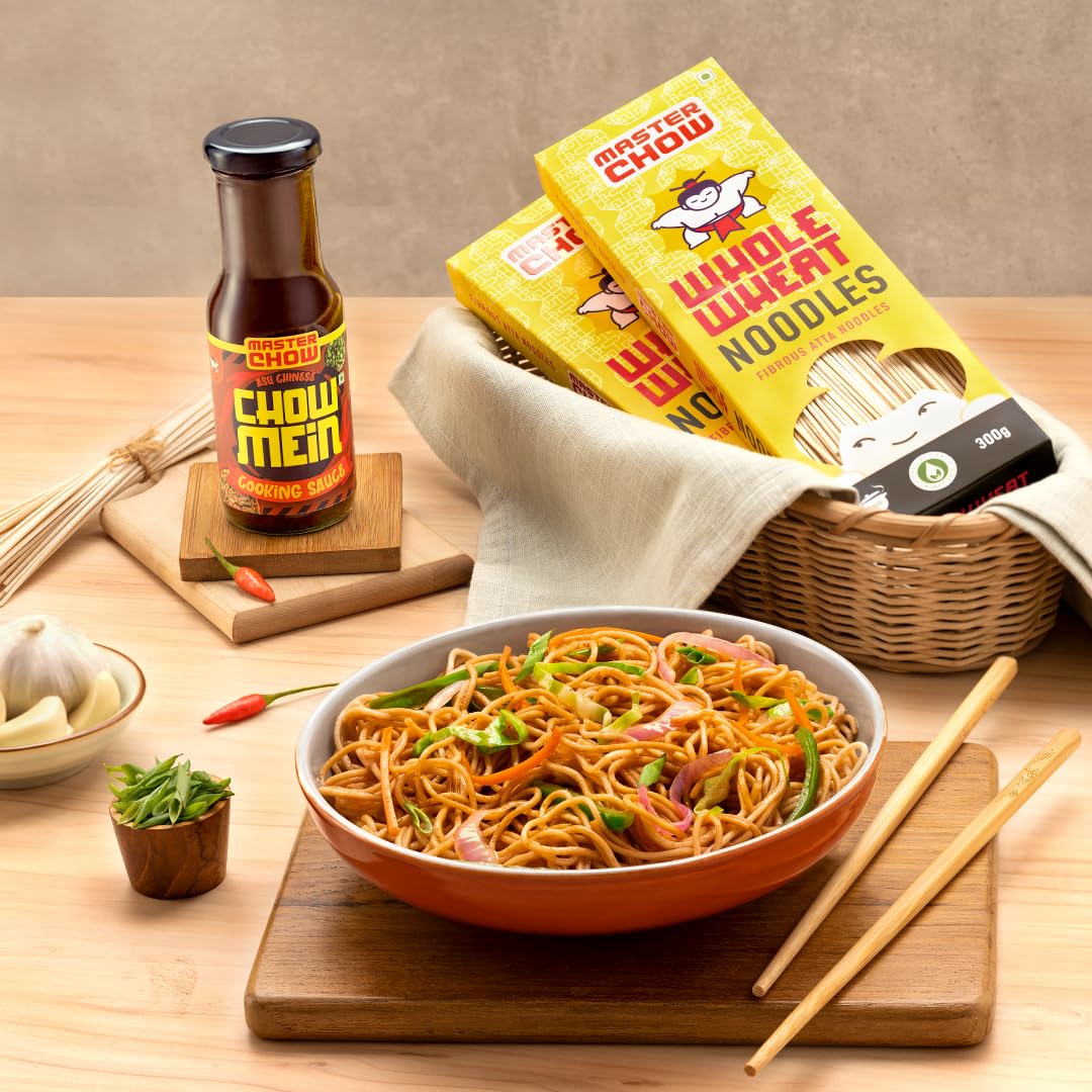 MasterChow Indo-Chinese Chowmein Sauce - Noodle Cooking Sauce | 220gms - Image 4 thumbnail