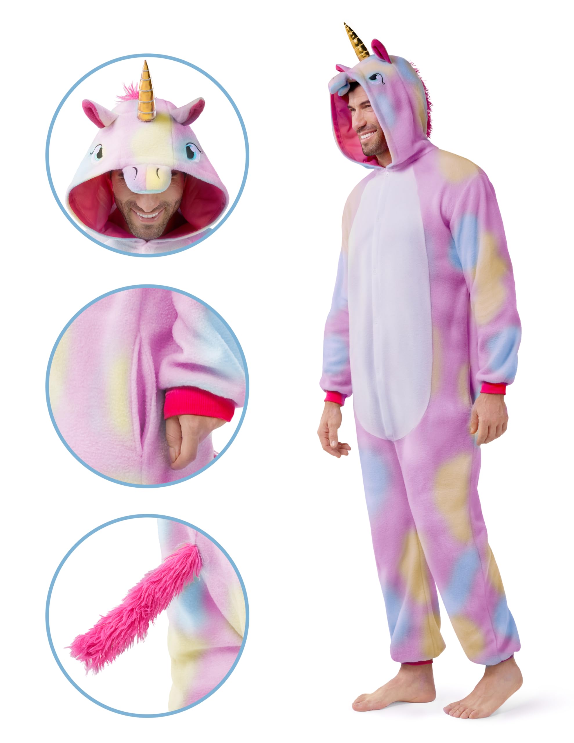 JOYIN Spooktacular Creations Onesie Pyjama Adulte Unisexe Déguisement Animal Licorne