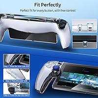 Vista 3 de FYOUNG 3 in 1 Accessories Bundle for Playstation Portal, Carrying Case & Hard PC Clear Cover Set with Screen Protector, Protective Shell Portable