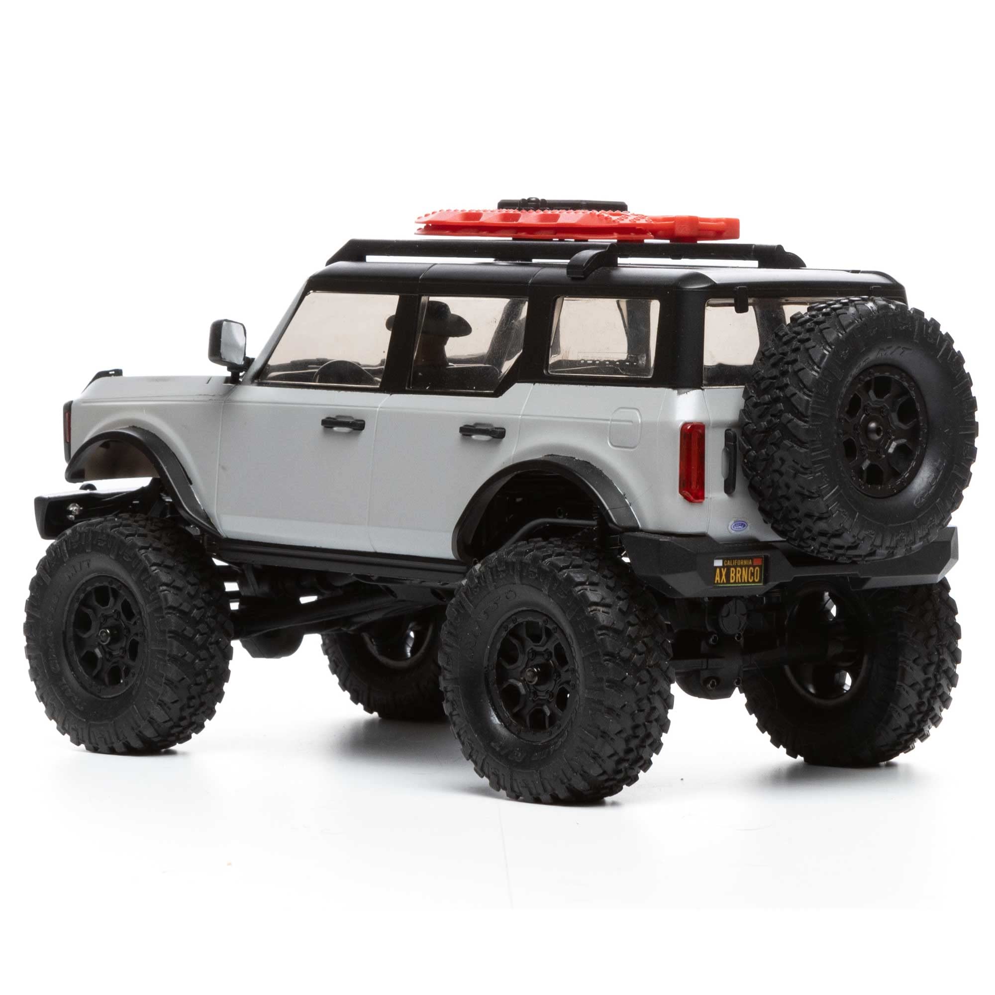 Axial RC Truck 1/24 SCX24 2021 Ford Bronco 4WD Truck Brushed RTR (wszystko wchodzi w zakres dostawy), Grey, AXI00006T2