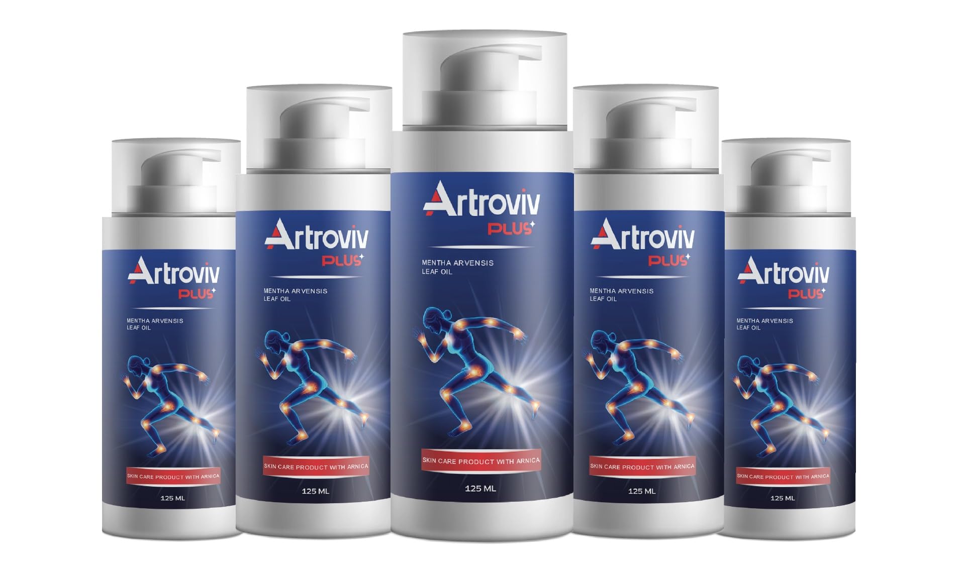 Artroviv Plus+ con Arnica Mexicana, Eucalipto Globulus e Mentolo -125 ml