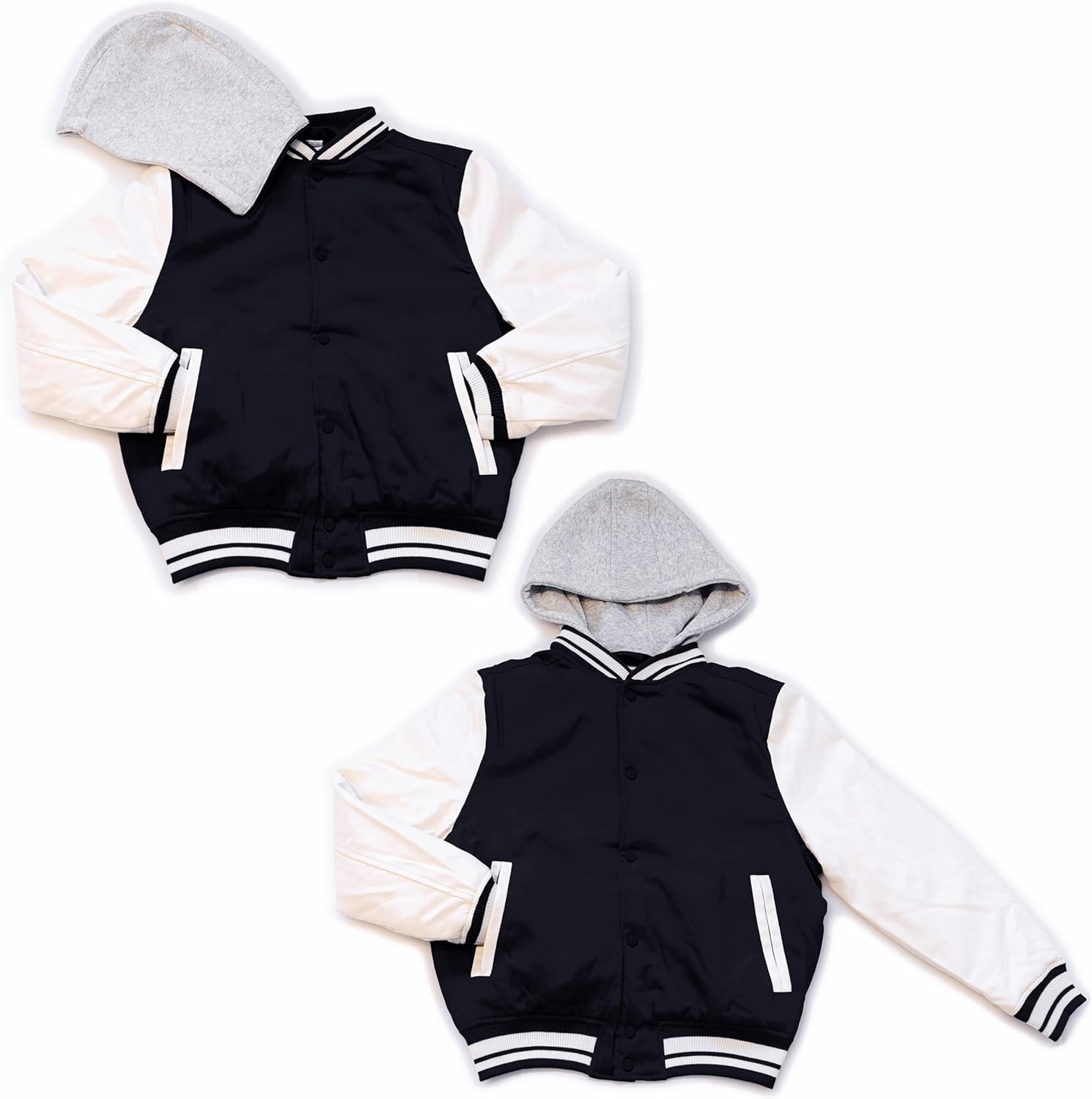 Moda West Men's Jacket Bulk Case of 12 Coats - Royal on White & Assorted Sizes