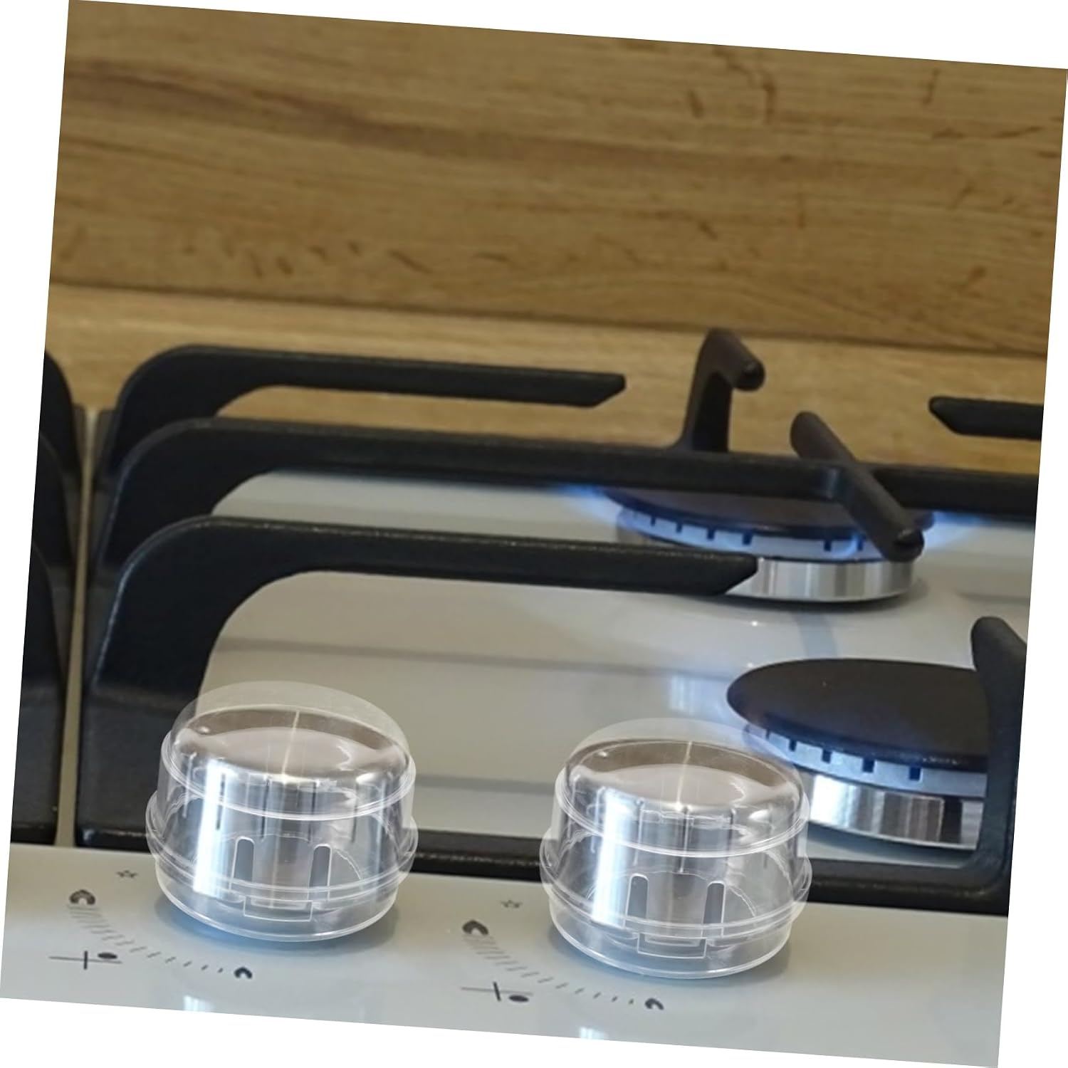 Toyvian 5 Pcs Stove Knob Covers Safety Kitchen Safety Cover for Gas Stove Universal Gas Cooker Cover Child Proof Knob Guards for Home Kitchen 2.36 X 2.36 X 1.57 in