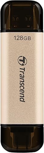 Miniatura 12 de Transcend JF930 - Unidad flash USB C dual de 256 GB para iPhone/iPad/Mac/Windows, Android/tablet/PC/consola de juegos, Photo Stick hasta 420MB/s,