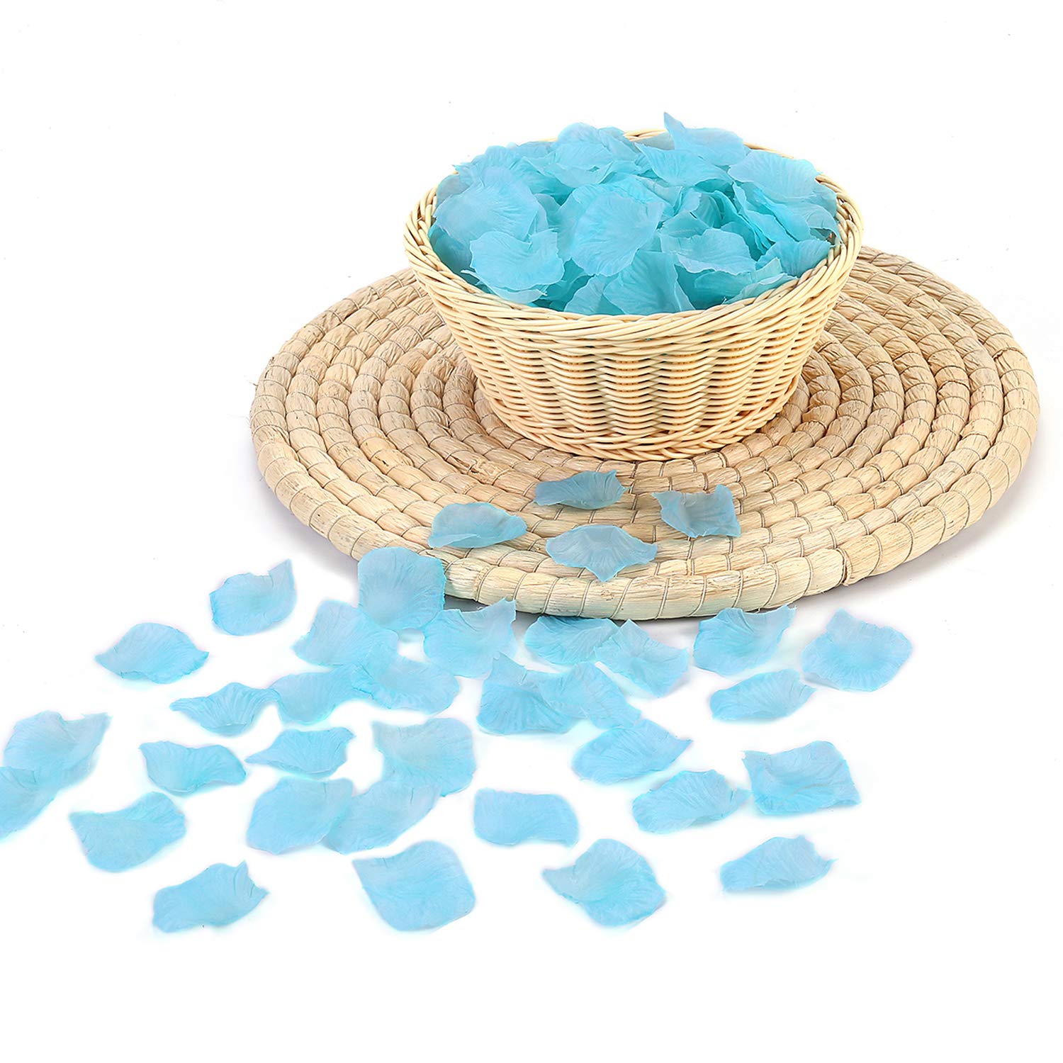 Des Pétales De Rose En Soie Blanche Pétales De Fleurs Pour La Décoration De Mariage Romantique