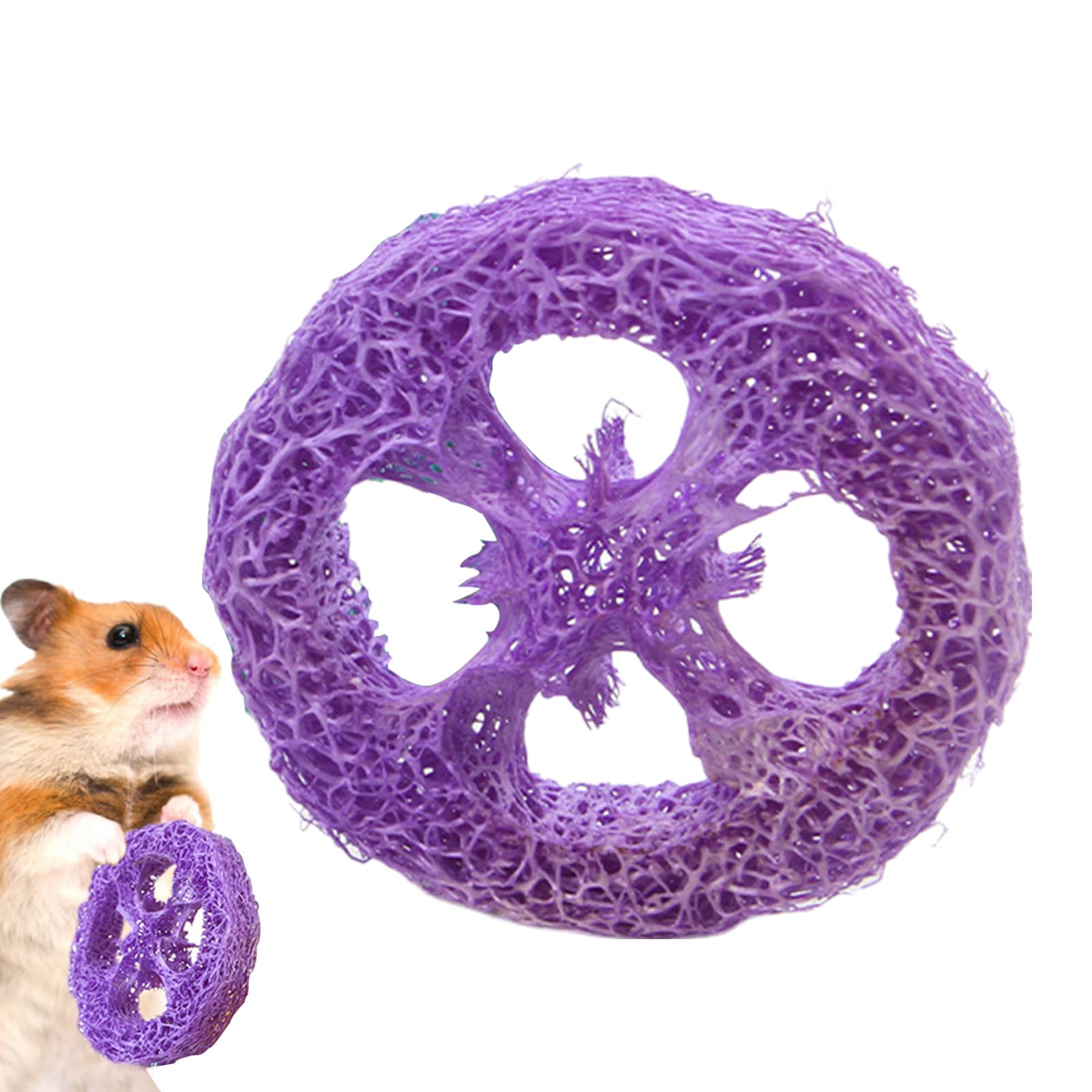 Hamster Loofah Chew Toys Bunny Supplies