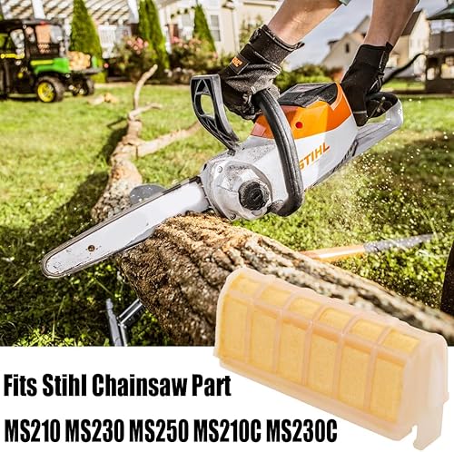 Miniatura 2 de Filtro de aire MS250 para motosierra Stihl 021 023 025 MS210 MS230 MS250C MS210C MS230C MS 250 230 210 piezas de motosierra, paquete de 2, repuesto