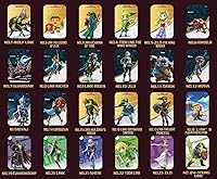 Vista 4 de Caja de 32 tarjetas Zleda NFC para TLOZ Amllbo Compatible Switch Games BOTW Link