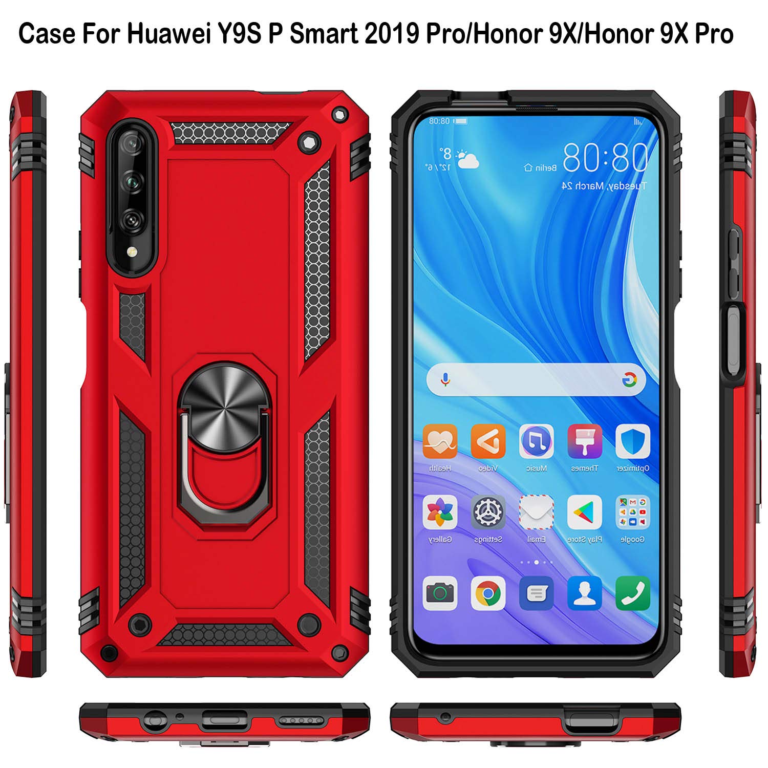 Honor 9 Lite - Custodie Da Cintura Per Cellulari - Foto 10