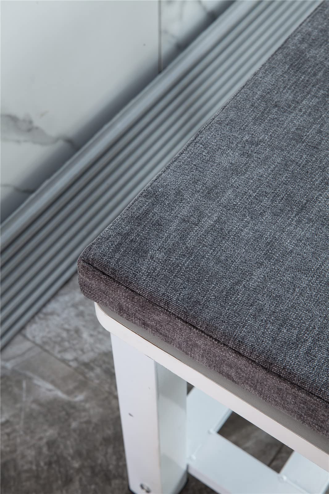 Cojín de banco de 2/3 plazas para interiores y exteriores, cojín de banco de jardín, cojines de asiento de columpio, suave, lavable, antideslizante, tapete de asiento para patio, cocina,