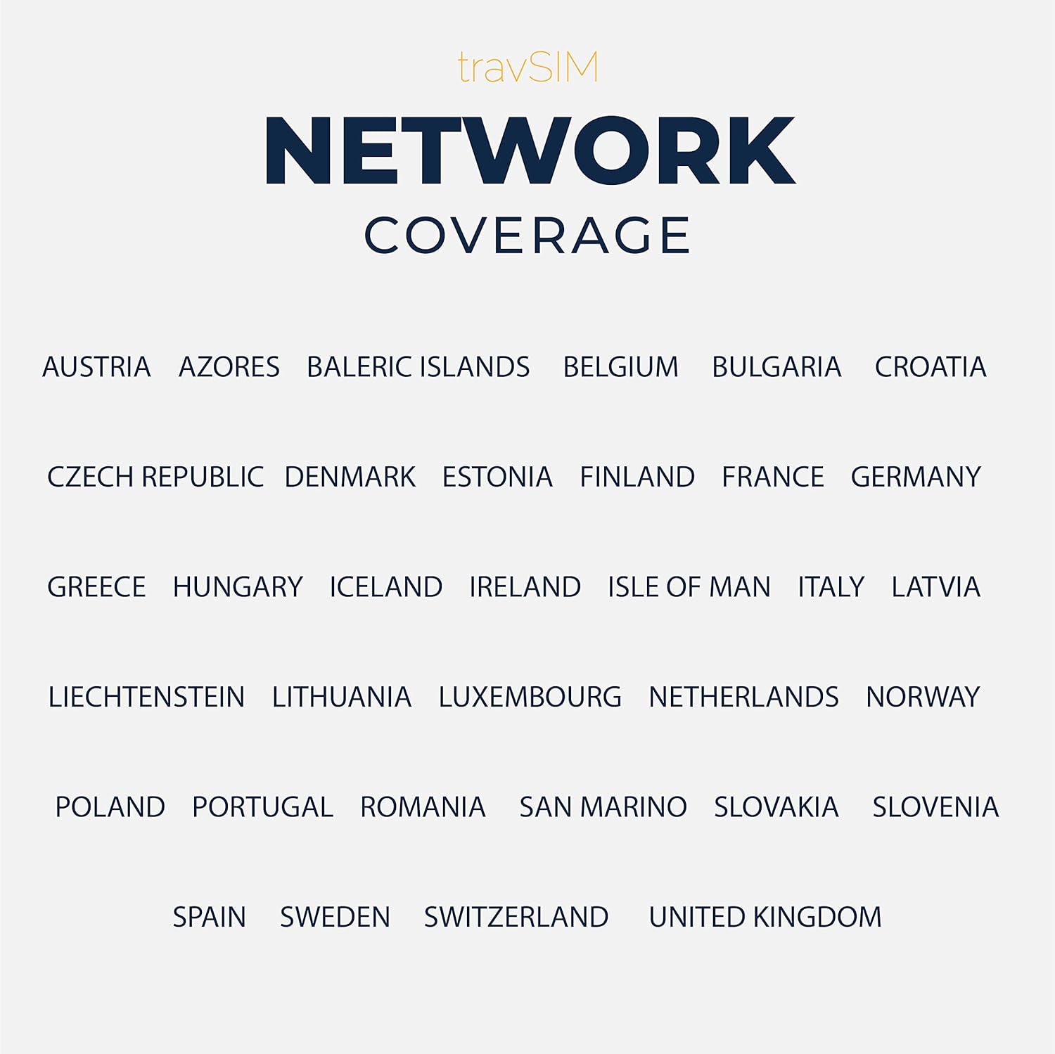 travSIM Prepaid Europe SIM Card | 10GB Mobile Data at 4G/5G speeds | This European Prepaid SIM Card can be Used in 20+ Countries Including the UK & Switzerland | Valid for 30day.