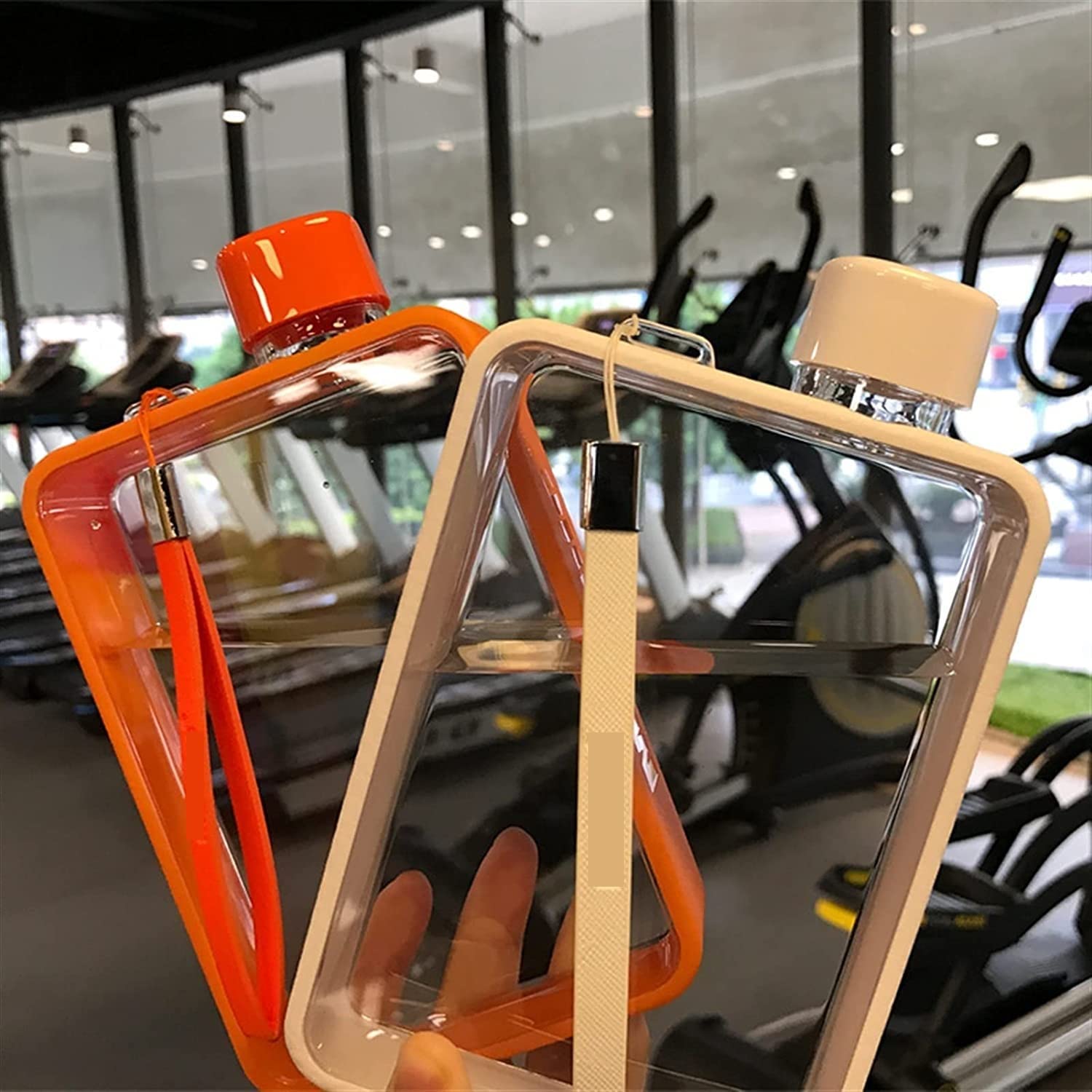 Sportowa Butelka Na Wodę A5 Płaska Butelka Na Wodę Kubek A5 Butelka Bpa Free Tritan Przenośna Papierowa Butelka Na Wodę Kubek Kreatywna Butelka Na Wodę Sportowa Butelka Na Wodę Z Topem
